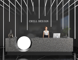 Front Desk 3d model