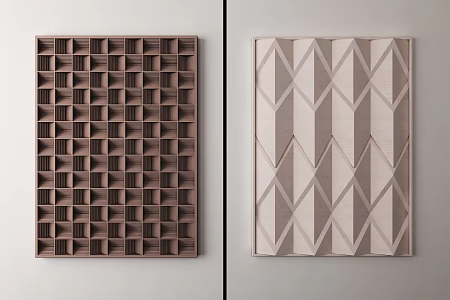 Modern Wall Decoration 3d model