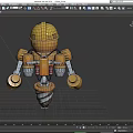 Robot Mining Robot Intelligent Robot Science Fiction Robot Future High-tech Low Face Number Low Model Simple Model Film and Television Level Super Realism 3d model