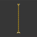 Yellow Tower Crane Construction Equipment With Long Boom For Building Sites