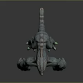3D Rendered Lizard Like Game Movie Character With Green Skin Muscular Limbs And Green Claws