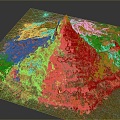 Geography, topography, mountain shape, ridge, ridge, valley, mountain range, canyon, geomorphology, mountain peak, mountain body 3d model