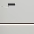 Modern Long Linear Pendant Light With Wooden Accent And Warm LED Glow
