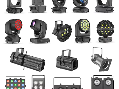 Modern LED Downlights And Spotlights For Home Interior Lighting Solutions 3d model