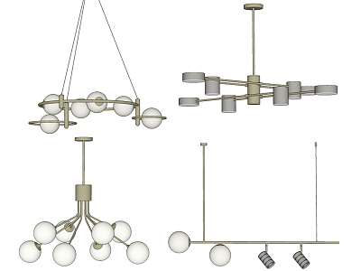 Modern Chandelier Combination Restaurant Chandelier model