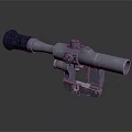 Modern sight collimate infrared sight 3d model
