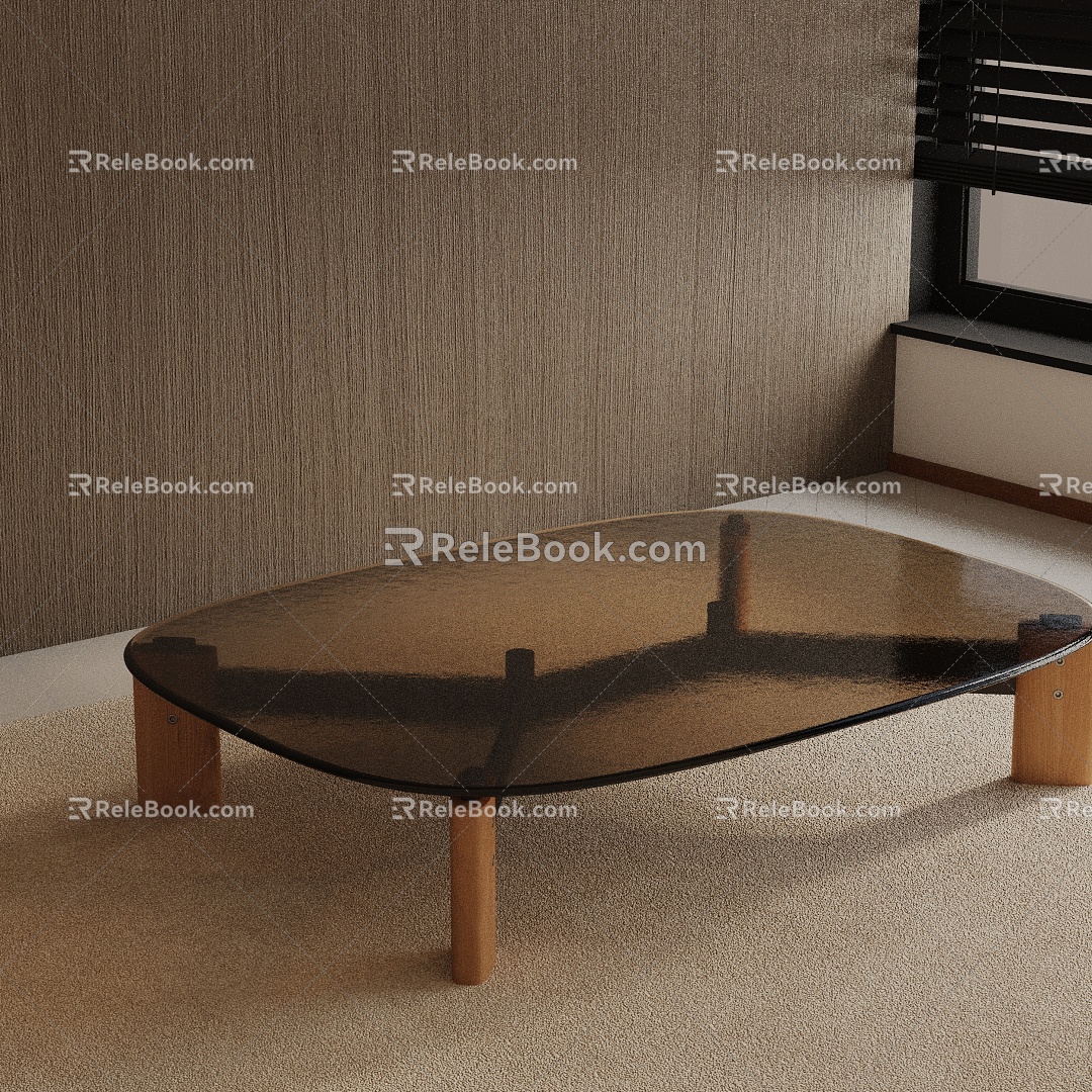 Modern coffee table 3d model