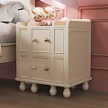 Elegant Double Bed with White Headboard Gold Legs and Pink Blanket in Pink Wall Background