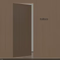 Poliform Modern Wooden Swing Door With Natural Wood Grain Finish For Interior Space