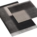 Modern Minimalist Square Rug With Neutral Gray Tones And Soft Texture