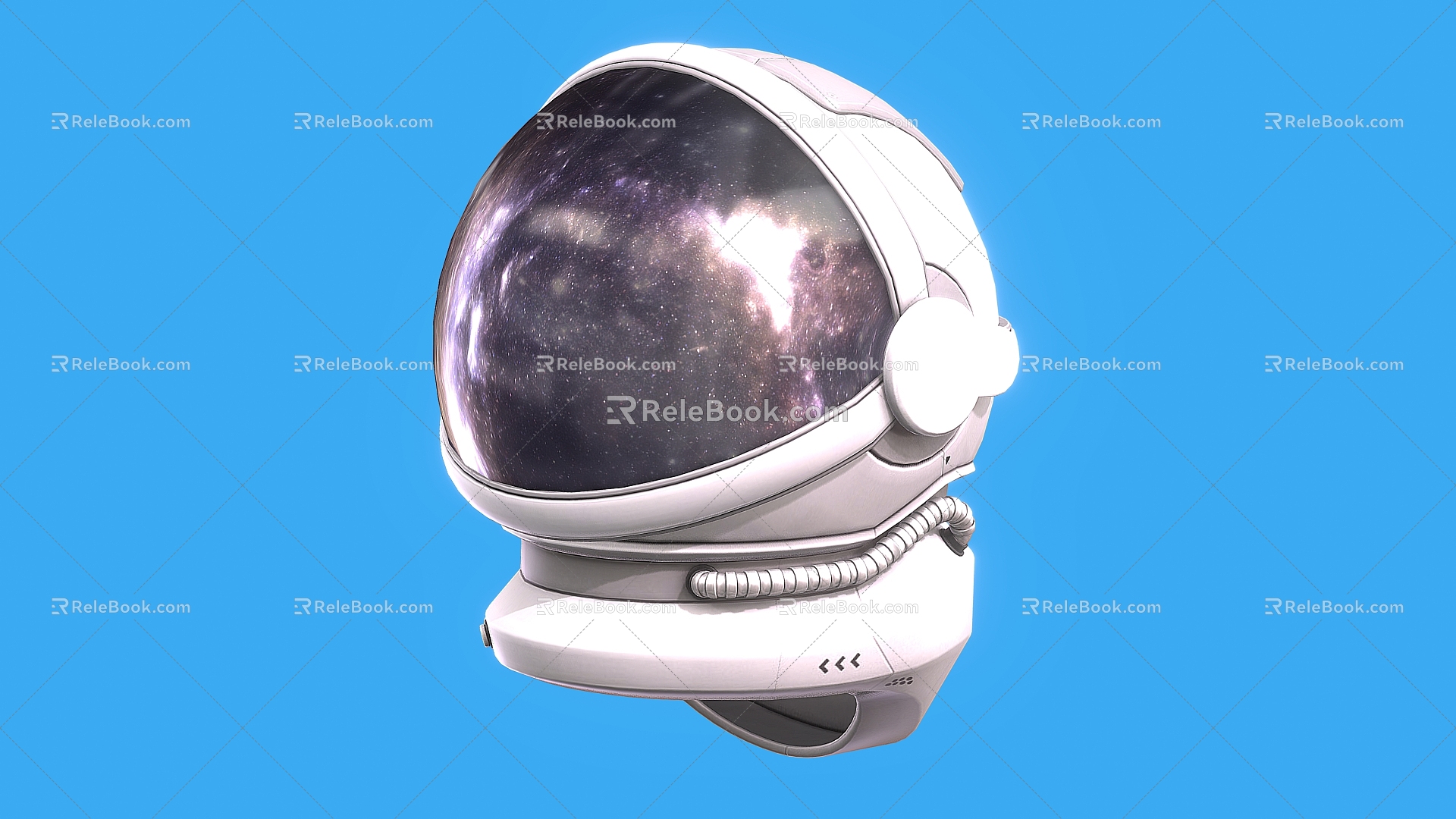 Space Helmet Helmet Astronaut Helmet Sci-fi Helmet Headgear Sci-fi Headgear Hat 3d model