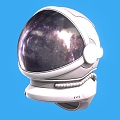 Space Helmet Helmet Astronaut Helmet Sci-fi Helmet Headgear Sci-fi Headgear Hat 3d model