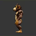 Monkey Cartoon Monkey Anime Monkey Stylized Monkey Fantasy Style Monkey Toy 3d model