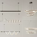 Pendant lamp combination 3d model