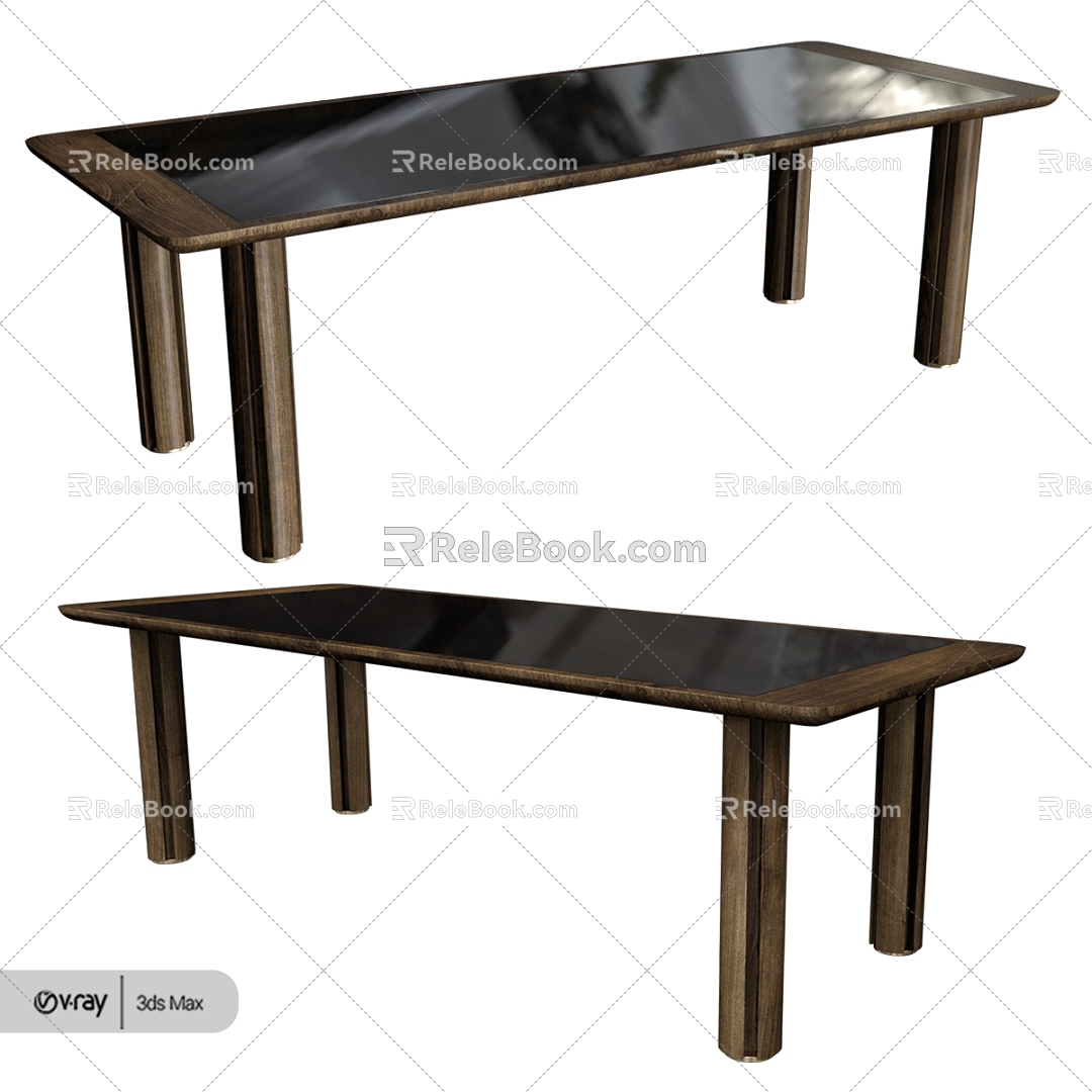 Table Dining Table Conference Table Desk Desk 3d model