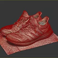Light Colored Casual Lace Up Sneakers With Knit Upper And Rubber Sole