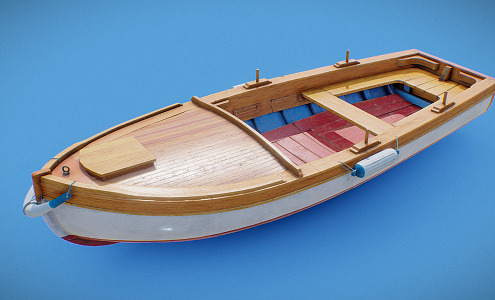 Modern Boat Speedboat 3d model