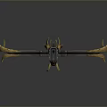 Crossbow Mechanical Crossbow Shift Bow and Arrow Shoot Far Equipment Weapons High-tech Crossbow 3d model