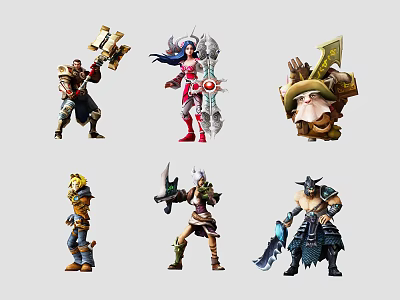 Modern Ornaments Doll Decorative Ornaments 3d model