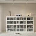 Modern bookcase 3d model