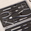 Complete Personal Grooming Tools Set With Hair Brush Scissors And Nail Care Kit