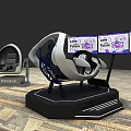 Cocoon Shaped Tech Experience Chair With Love Future Interactive Screens