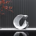 Abstract circular sculpture installation SU model 3d model