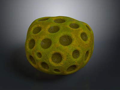 meteorite space rock cosmic mineral extraterrestrial geomorphology geological specimen 3d model