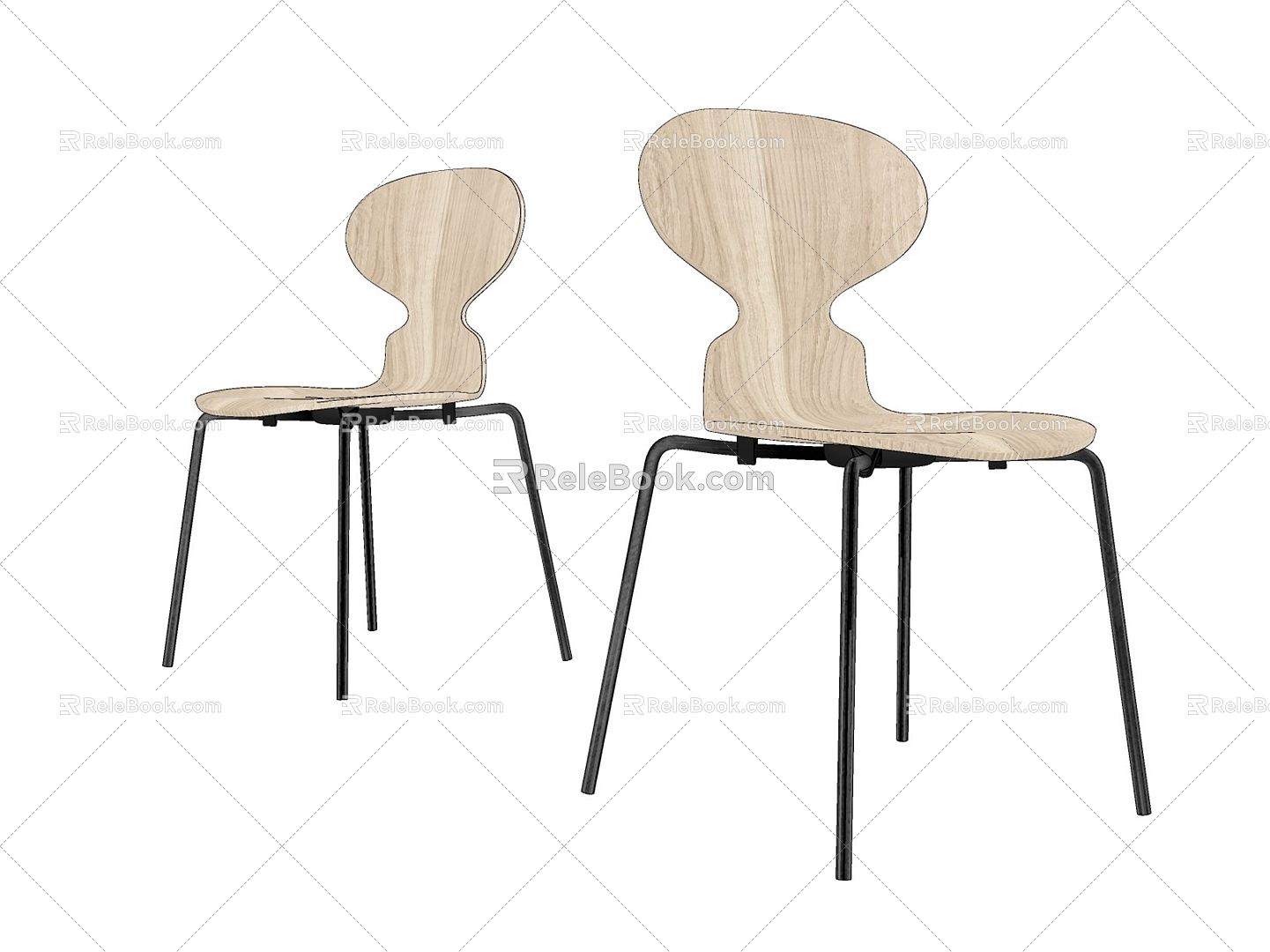 Modern Single Chair Dining Chair Ant Chair Classic Dining Chair model