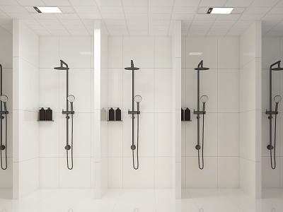 Shower room 3d model