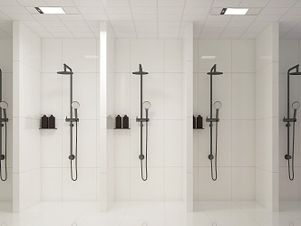 Shower room 3d model