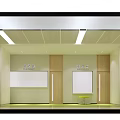 Emergency Center Interior With Waiting Area Chairs Reception Desk And People