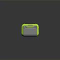 Modern Decorative Ornament Set With Gray Green Accents And Sleek Design