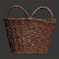 The image provided focuses on a woven basket with no animal elements, so it's not possible to generate an animal-themed title based on the picture's key information.