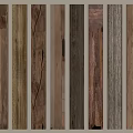 Natural Stone and Wood Materials Collection with Various Textures and Patterns 3d model