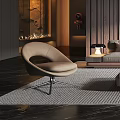 Modern Living Room Interior Design With Large Sofa Coffee Table Area Rug And Decorative Wall