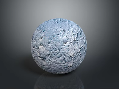 Handcrafted Wood Stone Sphere With Natural Texture And Decorative Surface Design 3d model