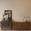 Decorative Cabinet Combination 3d model