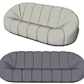 Modern Multiplayer Sofa Multiplayer Sofa Combination 3d model