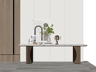 Modern Ornaments Combination Jewelry Ornaments Vase 3d model