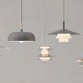 Modern Various Designs Pendant Lights in Black and White Hanging for Interior Decor