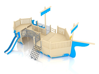 outdoor pirate ship venue pirate ship children pirate ship pirate ship multiplayer pirate ship 3d model