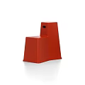 Modern Red Leisure Chair With Simple Design And Ergonomic Structure For Comfortable Seating
