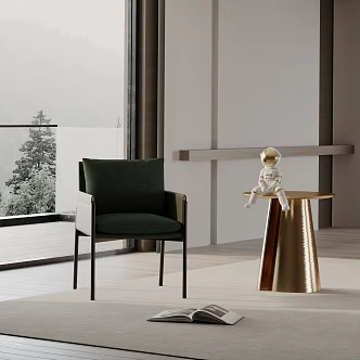 Modern Dining Chair 3d model