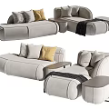 Modern Multiplayer Sofa 3d model