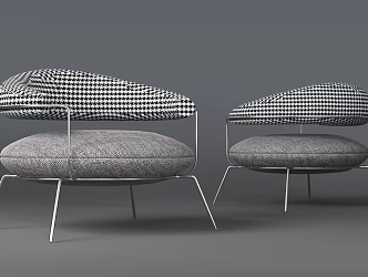 Modern Single Sofa Single Sofa Casual Chair 3d model