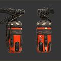 Industrial LOFT fire extinguisher old fire extinguisher 3d model