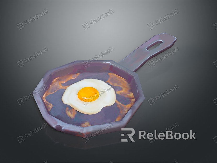 Pot Flat Pan Flat Frying Pan Milk Pan Cooking Pan Cooking Pot Cookware Kitchen Kitchen Items Kitchen Supplies model