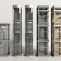 Modern Elevator Elevator Elevator 3d model