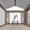Spacious Yoga Fitness Studio With Yoga Mats Rollers Natural Light Mirrors And Wall Decor